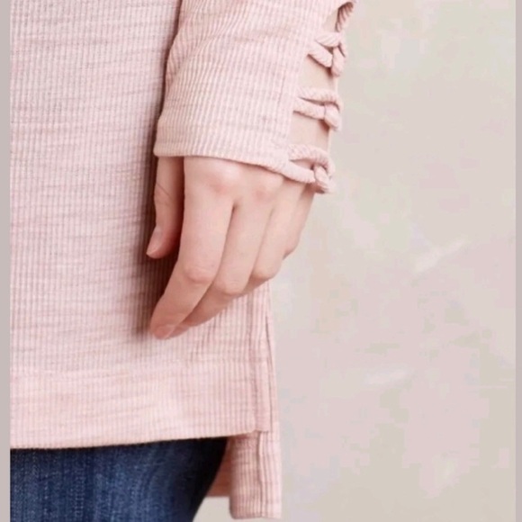 Anthropologie Pure+Good Ribbed Tunic Top - Picture 2 of 8